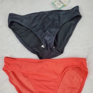 Island Escape bikini bottoms lot of 2 Free gift